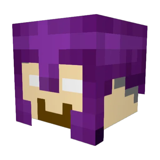 will_shirley Minecraft avatar head, 3D render