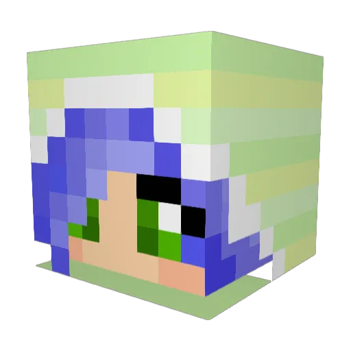 willapigfly Minecraft avatar head, 3D render