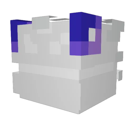 willbeokay Minecraft avatar head, 3D render