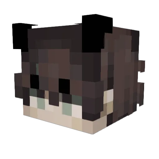 willbles Minecraft avatar head, 3D render