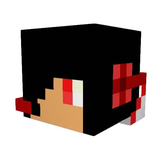 willbruner Minecraft avatar head, 3D render