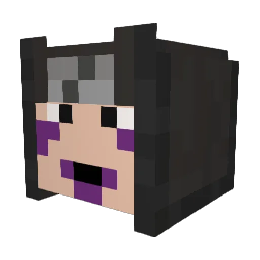 willcarlson Minecraft avatar head, 3D render
