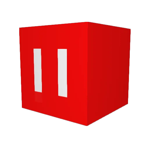 willed_ Minecraft avatar head, 3D render