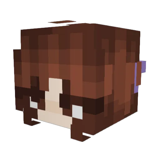 willemer333 Minecraft avatar head, 3D render
