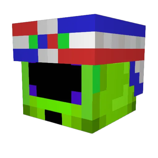 willfrymc Minecraft avatar head, 3D render