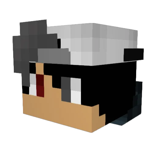 willhemmars Minecraft avatar head, 3D render