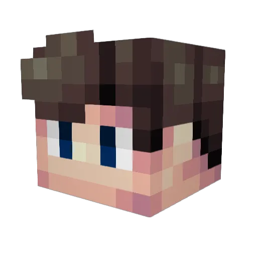 willhen300 Minecraft avatar head, 3D render