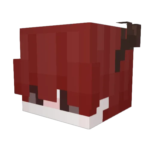 willhickson Minecraft avatar head, 3D render