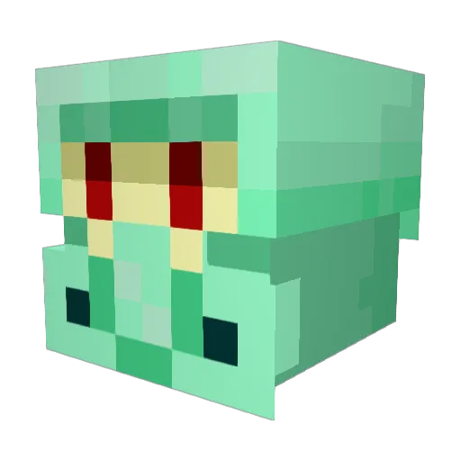 willhtch Minecraft avatar head, 3D render