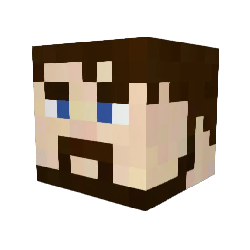 willi028 Minecraft avatar head, 3D render
