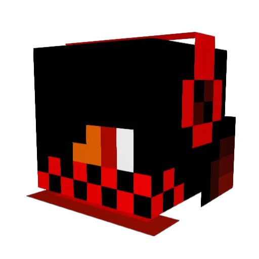william02 Minecraft avatar head, 3D render