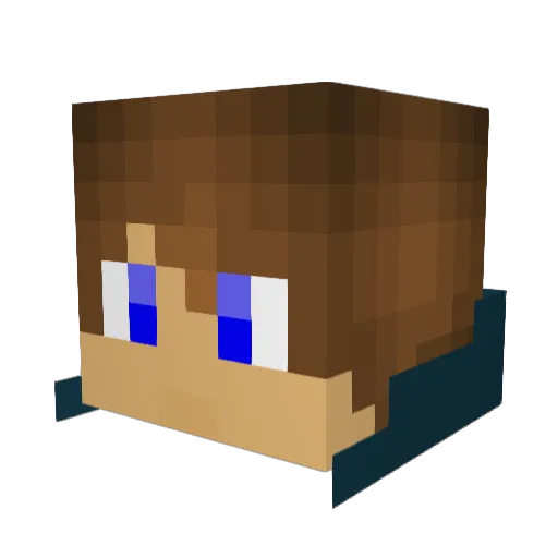 william2828 Minecraft avatar head, 3D render