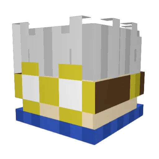 william_XD Minecraft avatar head, 3D render