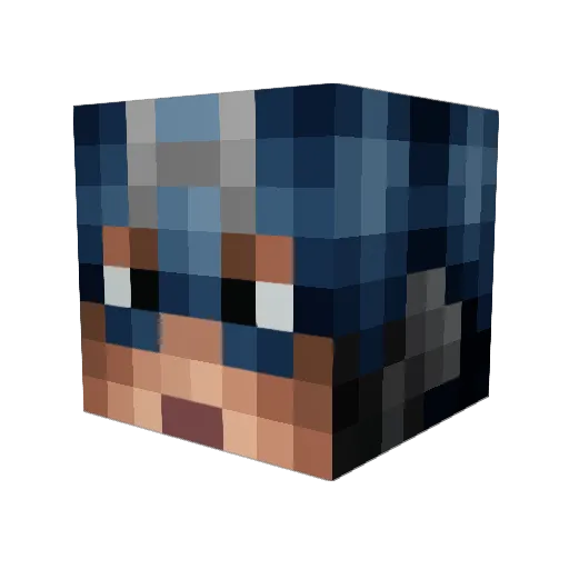 william__10 Minecraft avatar head, 3D render