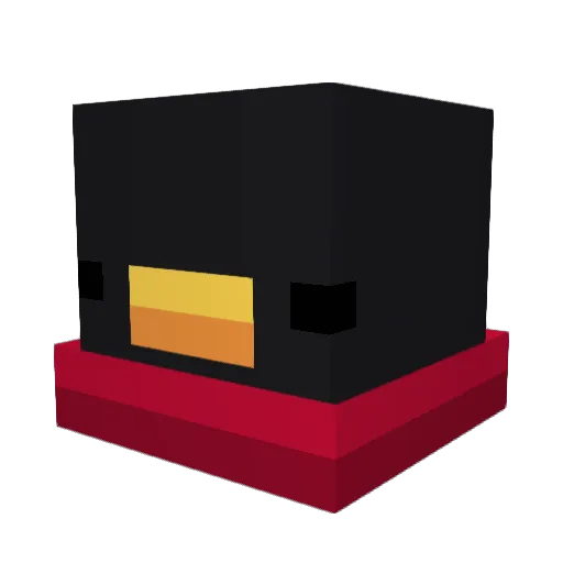 williambsd Minecraft avatar head, 3D render