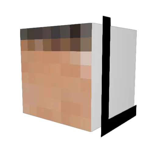 williamdnj Minecraft avatar head, 3D render