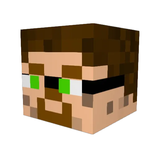 Minecraft-Avatar von williammine2468: Kopf als 3D-Render