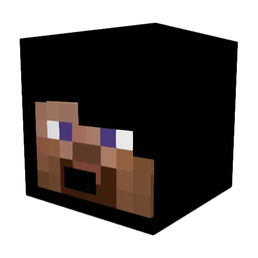 williamsigma Minecraft avatar head, 3D render