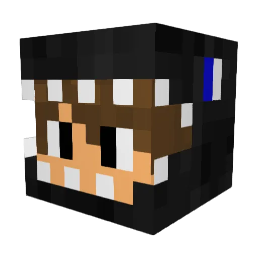 willian46 Minecraft avatar head, 3D render