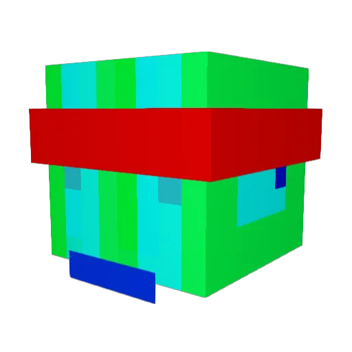 willicantdie Minecraft avatar head, 3D render
