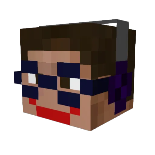 williefleete Minecraft avatar head, 3D render