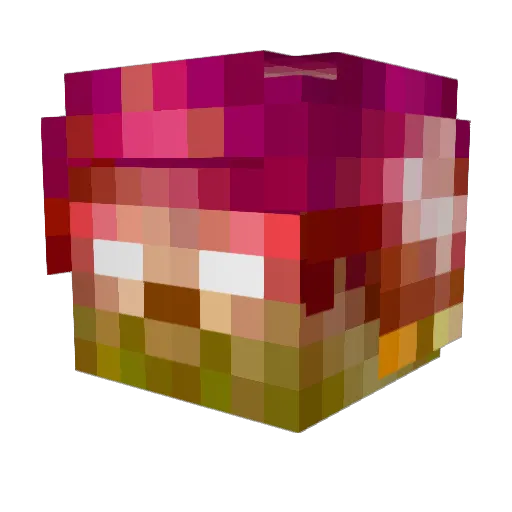 williguy_ Minecraft avatar head, 3D render