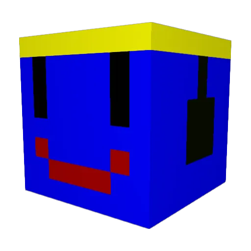 willisbacillis Minecraft avatar head, 3D render