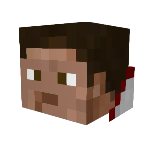 willisdabeast19 Minecraft avatar head, 3D render