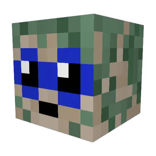 willj23212 Minecraft avatar head, 3D render