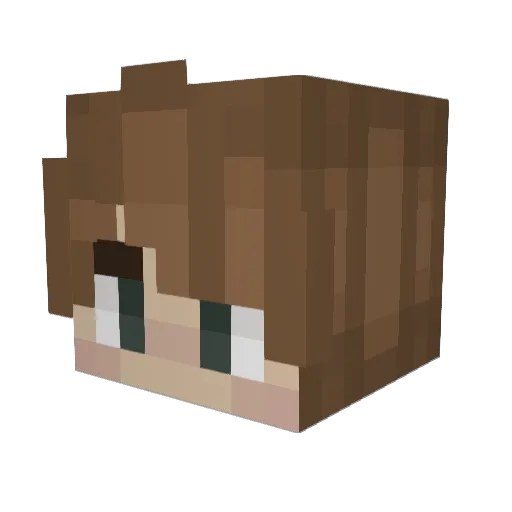 willkx85 Minecraft avatar head, 3D render