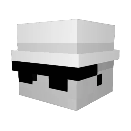 willnsx Minecraft avatar head, 3D render