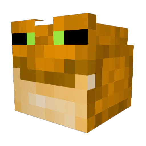 willohmey Minecraft avatar head, 3D render