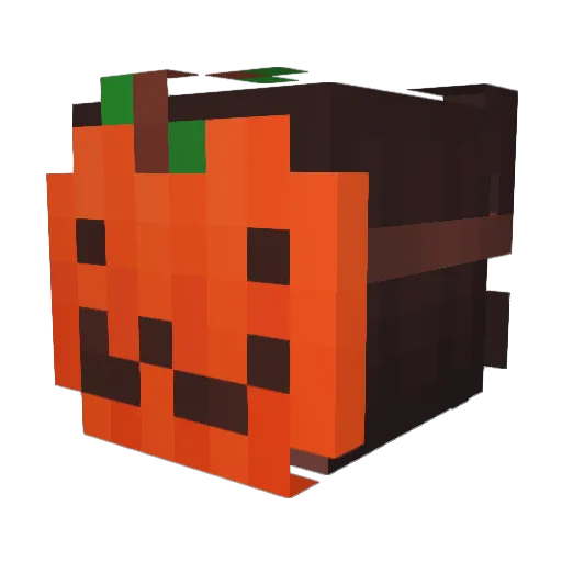 willowTree_MC Minecraft avatar head, 3D render