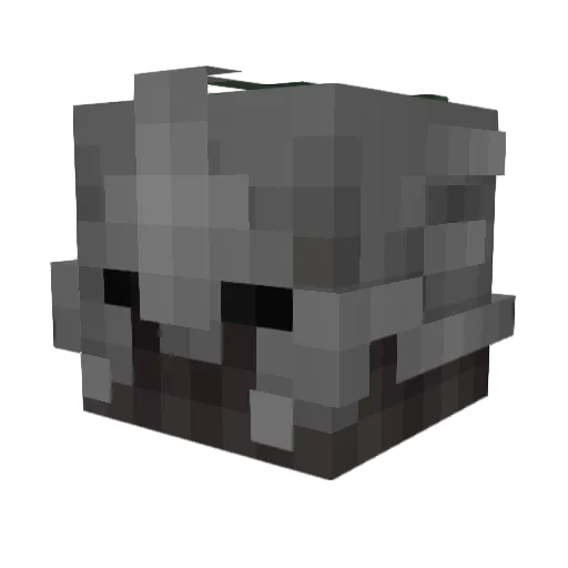 willow_tea Minecraft avatar head, 3D render