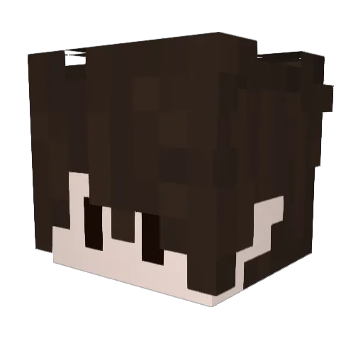 willow_wav Minecraft avatar head, 3D render