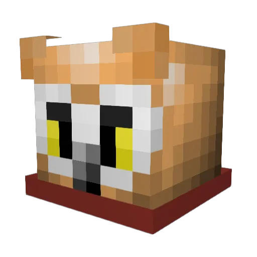 willowbonito Minecraft avatar head, 3D render