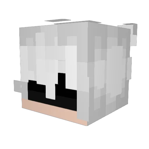 willowcollective Minecraft avatar head, 3D render