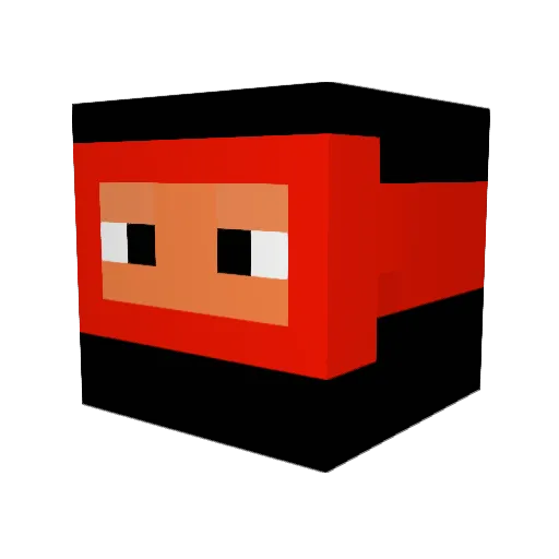 willowcu Minecraft avatar head, 3D render