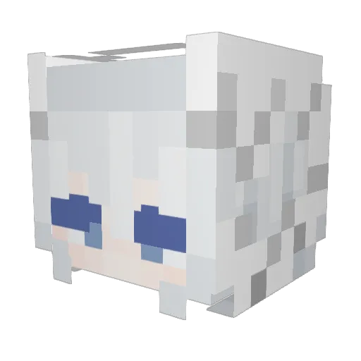 willowhxn Minecraft avatar head, 3D render