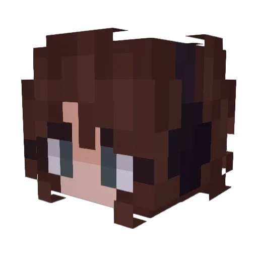 willowishh Minecraft avatar head, 3D render