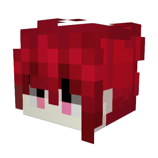 willowofevil_666 Minecraft avatar head, 3D render