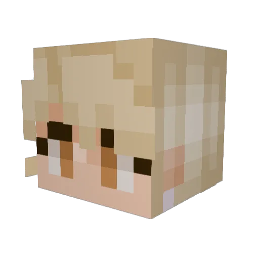 willowscow Minecraft avatar head, 3D render