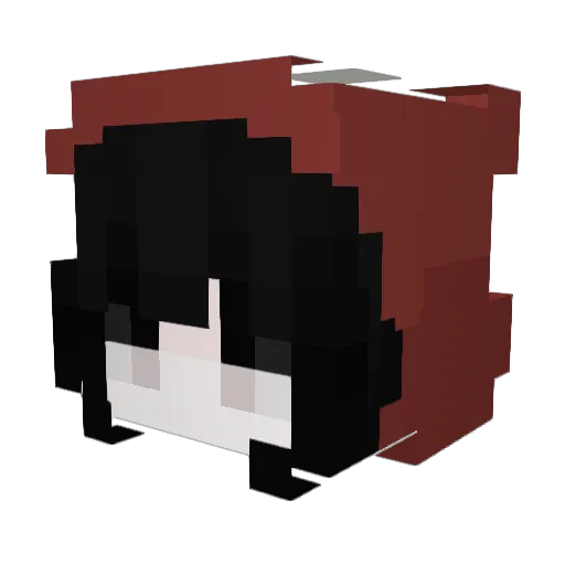 willowstate Minecraft avatar head, 3D render