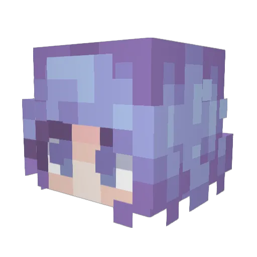 willowtree101 Minecraft avatar head, 3D render