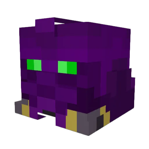 willowww_ Minecraft avatar head, 3D render