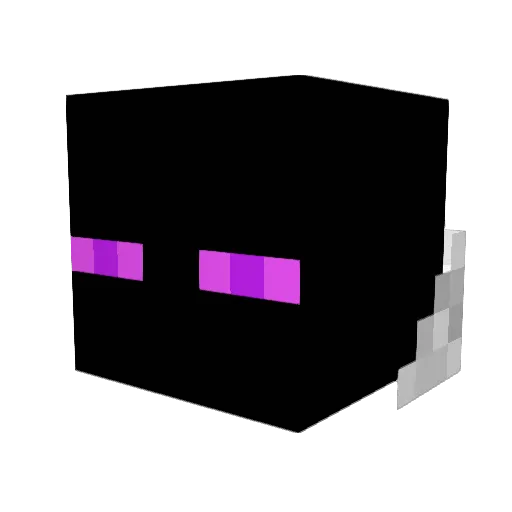 willqian Minecraft avatar head, 3D render