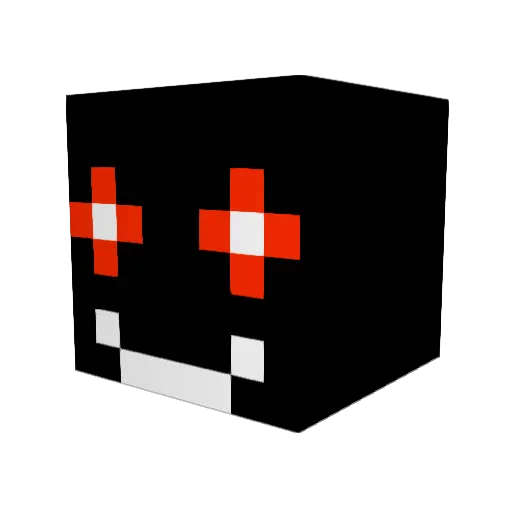 willsapo Minecraft avatar head, 3D render