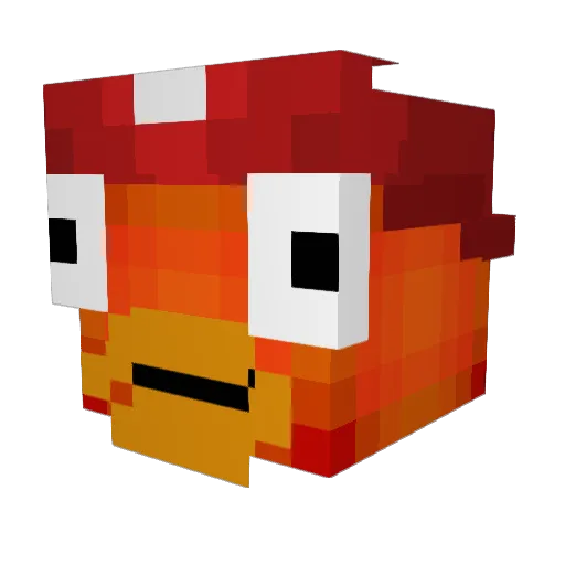 willscogg Minecraft avatar head, 3D render