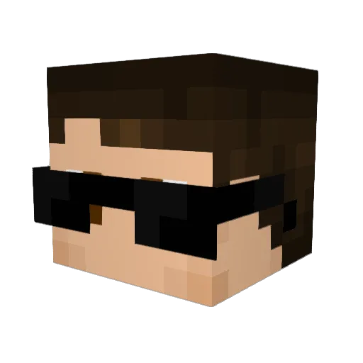 willsie101 Minecraft avatar head, 3D render