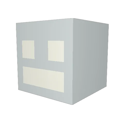 willskov Minecraft avatar head, 3D render